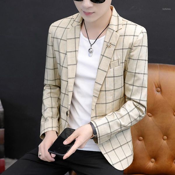 2021 new suit men's casual jacket korean version of the trend of slim small suit men's spring and autumn handsome jacket1, White;black
2021 new suit men's casual jacket korean version of the trend of slim small suit men's spring and autumn handsome jacket1, White;black