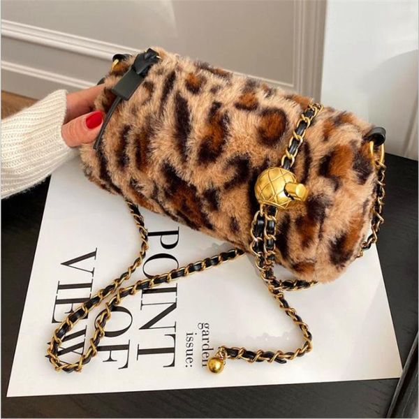 leopard print furry cylindrical crossbody bags for women chain handbag with animal print fuzzy bolsos torebki borse da donna
leopard print furry cylindrical crossbody bags for women chain handbag with animal print fuzzy bolsos torebki borse da donna