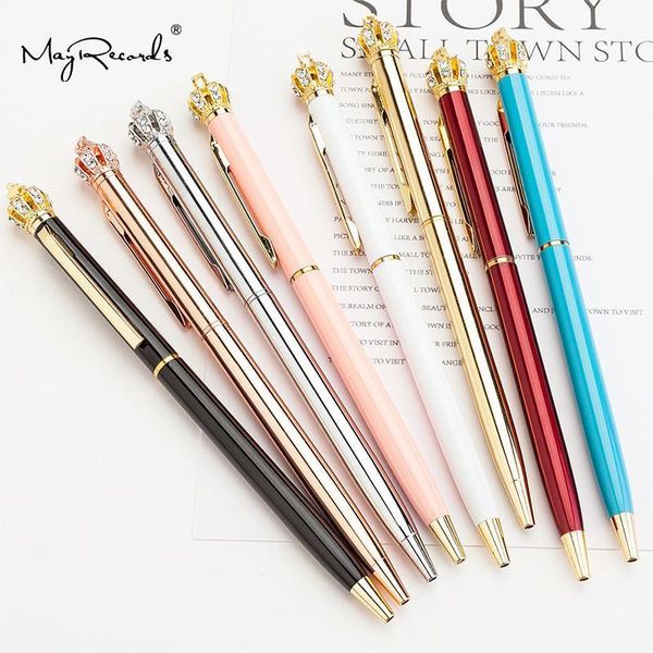 creative 1.0 mm cute diamond golden crown ball ballpoint pens kawaii ballpen for office school writing supplies stationery1, Blue;orange
creative 1.0 mm cute diamond golden crown ball ballpoint pens kawaii ballpen for office school writing supplies stationery1, Blue;orange