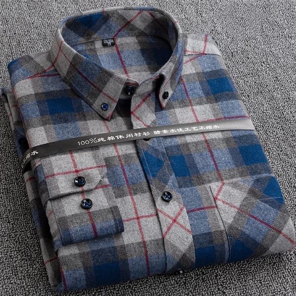 new100% cotton 6xl flannel plaid shirt mens checkered brushed long sleeve dress shirts male casual slim fit camisas soft comfort c1212, White;black
new100% cotton 6xl flannel plaid shirt mens checkered brushed long sleeve dress shirts male casual slim fit camisas soft comfort c1212, White;black
