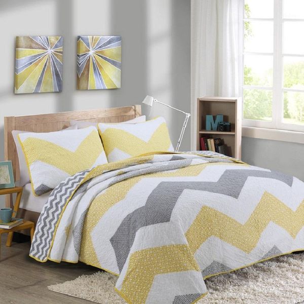 chausub quality patchwork quilt set 3pcs washed cotton quilts quilted bedspread bed cover king size bedding coverlet set yellow1
chausub quality patchwork quilt set 3pcs washed cotton quilts quilted bedspread bed cover king size bedding coverlet set yellow1