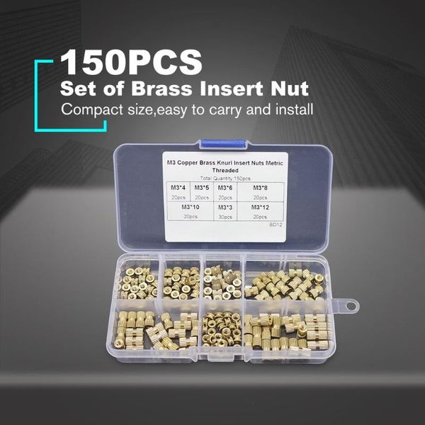 150pcs m3 латунь вставки nut injection molding двойной проход медная вставка накаткая накатка гайка метчики nuts
150pcs m3 латунь вставки nut injection molding двойной проход медная вставка накаткая накатка гайка метчики nuts
