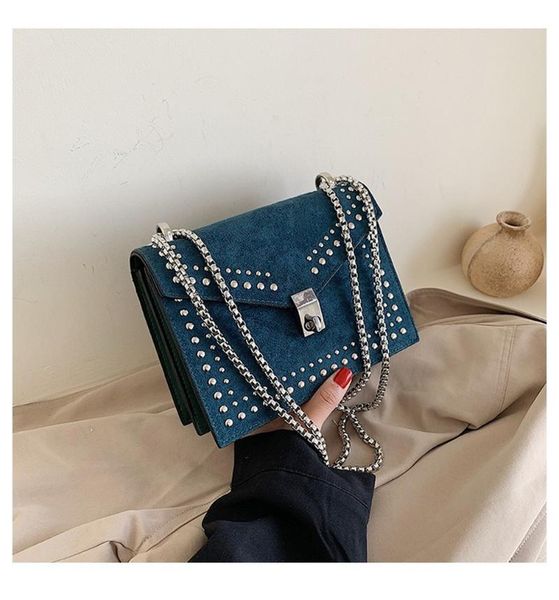 autumn and winter new texture small bag women's 2020 popular new rivet small square bag korean frosted messenger
autumn and winter new texture small bag women's 2020 popular new rivet small square bag korean frosted messenger