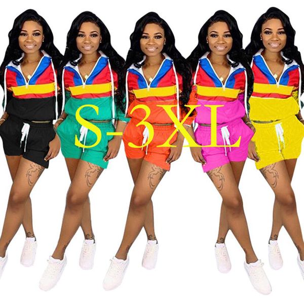летняя мода дизайнер женские капюшоны 2 шт. комплект tougsuit топ с шортами sportswear surge size s-3xl, Gray
летняя мода дизайнер женские капюшоны 2 шт. комплект tougsuit топ с шортами sportswear surge size s-3xl, Gray