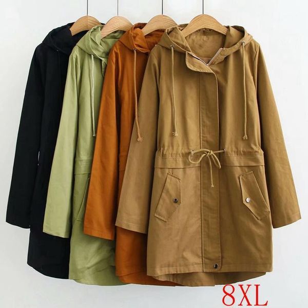 autumn and winter large size women's hooded windbreaker 4x 5xl 6xl 7xl 8xl casual four-color fashion windbreaker bust 132cm1, Tan;black
autumn and winter large size women's hooded windbreaker 4x 5xl 6xl 7xl 8xl casual four-color fashion windbreaker bust 132cm1, Tan;black