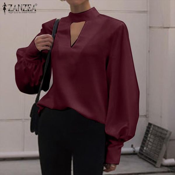 womens hollow blouse 2020 zanzea мода весенние рубашки повседневная случающая рукав топы женщина кнопка работа blusas plus размер туника 5xl, White
womens hollow blouse 2020 zanzea мода весенние рубашки повседневная случающая рукав топы женщина кнопка работа blusas plus размер туника 5xl, White