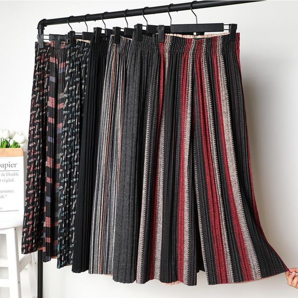 2019 new autumn winter woolen wide leg pants for women harem pant elastic waist pleated trousers pleated pant thick flared pants, Black;white
2019 new autumn winter woolen wide leg pants for women harem pant elastic waist pleated trousers pleated pant thick flared pants, Black;white