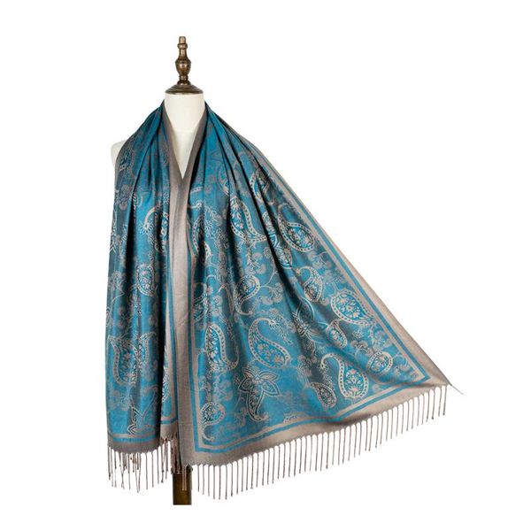 scarves paisley shawls women woven tippet cape jacquard pashminas spring head cover hijabs femme muffler stole shawl long tassel, Blue;gray
scarves paisley shawls women woven tippet cape jacquard pashminas spring head cover hijabs femme muffler stole shawl long tassel, Blue;gray