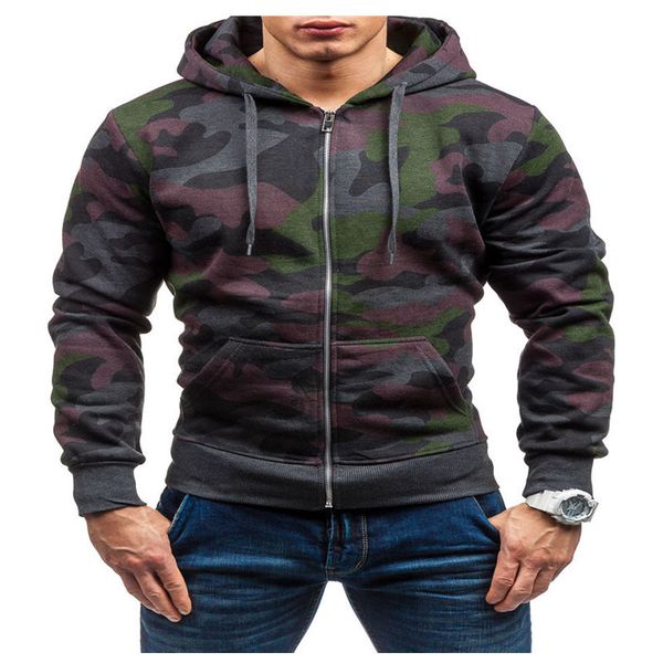 men's new sweater fashion camouflage trendy men's long-sleeved slim hooded jogging sweater men, Black
men's new sweater fashion camouflage trendy men's long-sleeved slim hooded jogging sweater men, Black