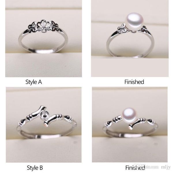 pearl ring settings electroplated platinum rings for women 20 styles mix diy rings adjustable size jewelry christmas gift statement, Slivery;crystal
pearl ring settings electroplated platinum rings for women 20 styles mix diy rings adjustable size jewelry christmas gift statement, Slivery;crystal