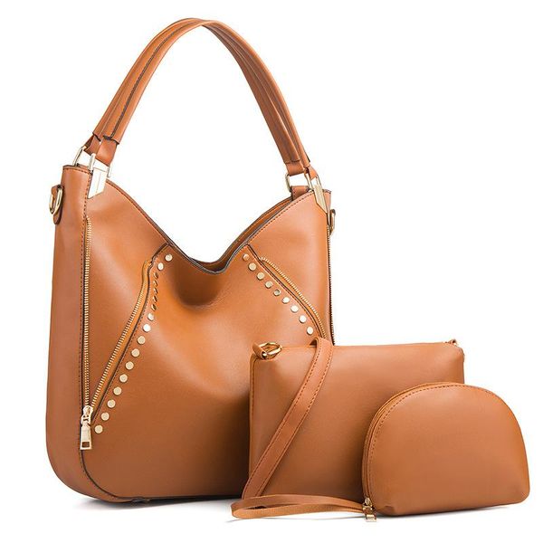 shoulder bags 3pcs/set bag set rivet hobo tote for women pu leather bucket handbag zipper coin card wallet purse crossbody sets
shoulder bags 3pcs/set bag set rivet hobo tote for women pu leather bucket handbag zipper coin card wallet purse crossbody sets
