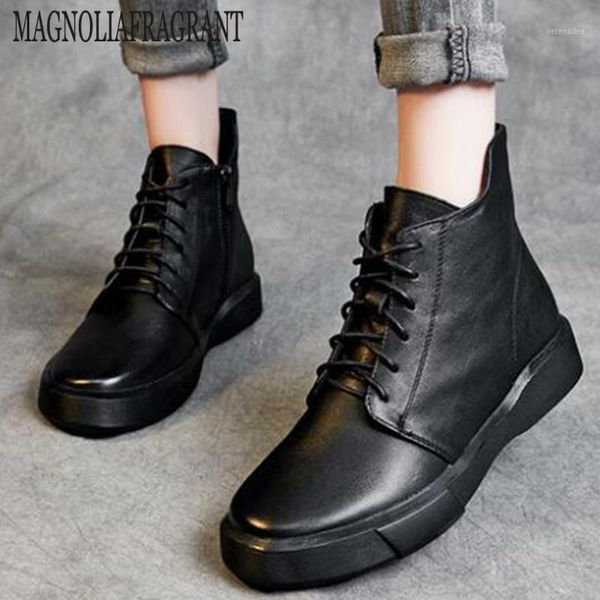 new fashion winter shoes women's genuine leather ankle boots casual comfortable warm snow boots flat non-slip woman hy9721, Black
new fashion winter shoes women's genuine leather ankle boots casual comfortable warm snow boots flat non-slip woman hy9721, Black