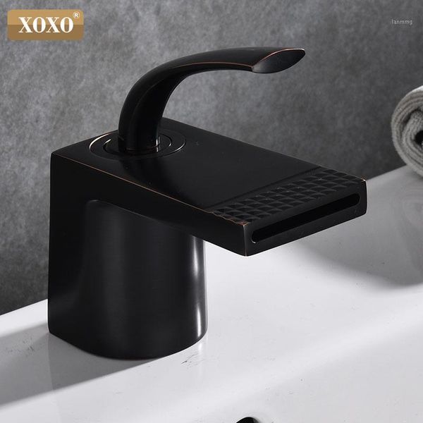 xoxo basin faucet brass cold and black bathroom waterfall faucet basin sink mixer tap single handle single hole 210751
xoxo basin faucet brass cold and black bathroom waterfall faucet basin sink mixer tap single handle single hole 210751