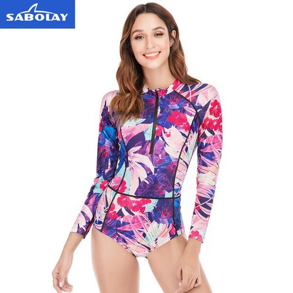 swim wear sabolay long sleeve one piece women's swimsuit ins super fire printed large quick drying slim surfer
swim wear sabolay long sleeve one piece women's swimsuit ins super fire printed large quick drying slim surfer