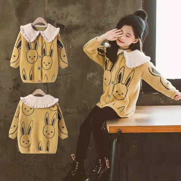 Girls' Knitted Coat 2020 New Spring and Autumn Outfit Western Style Middle School Children's Sweater Sable Warm Cardigan, Blue
Girls' Knitted Coat 2020 New Spring and Autumn Outfit Western Style Middle School Children's Sweater Sable Warm Cardigan, Blue