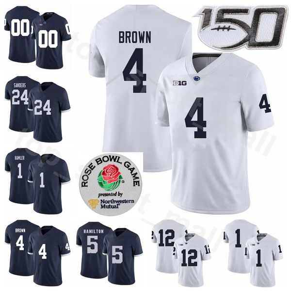 college ncaa psu football 4 journey brown jersey 12 kerry collins 12 michael robinson 1 kj hamler miles sanders daesean hamilton size s-3xl, Black
college ncaa psu football 4 journey brown jersey 12 kerry collins 12 michael robinson 1 kj hamler miles sanders daesean hamilton size s-3xl, Black
