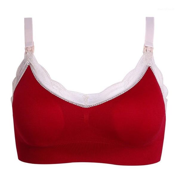 seamless sleep nursing maternity fabric straps bras breastfeeding bra female wire adjusted cotton solid qhag1, Red;black
seamless sleep nursing maternity fabric straps bras breastfeeding bra female wire adjusted cotton solid qhag1, Red;black