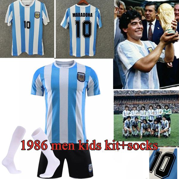 en kids kit 1978 1986 argentina maradona home soccer jersey retro version 86 78 maradona caniggia quality football shirt, Black
en kids kit 1978 1986 argentina maradona home soccer jersey retro version 86 78 maradona caniggia quality football shirt, Black