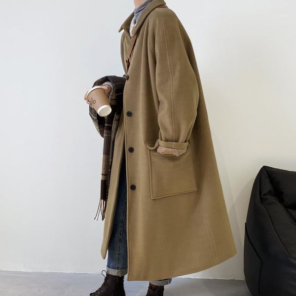 vintage casual korean style thicken wool long coats women loose pockets solid streetwear harajuku khaki black plus size coats1
vintage casual korean style thicken wool long coats women loose pockets solid streetwear harajuku khaki black plus size coats1