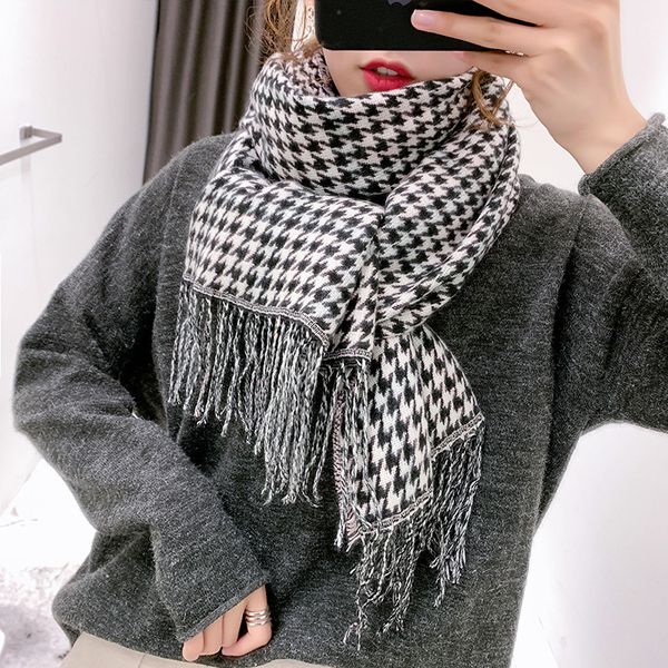 double face thousand bird pattern cashmere scarf for women autumn / winter 2021 klwe, Blue;gray
double face thousand bird pattern cashmere scarf for women autumn / winter 2021 klwe, Blue;gray