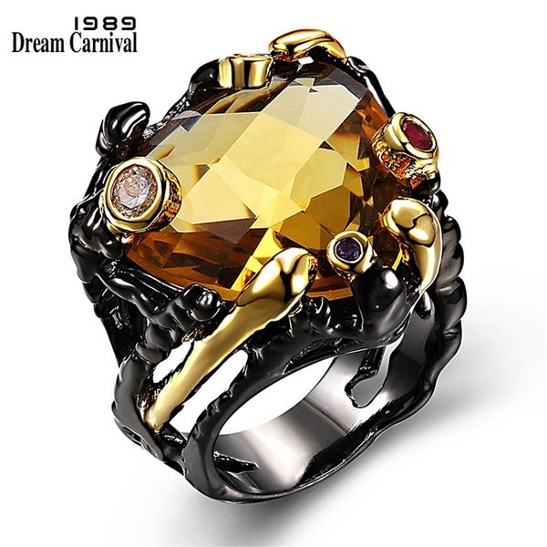 dreamcarnival 1989 vintage black gold rings for women big light brown color cz zirconia wedding party fashion jewelry zr14173 201218, Silver
dreamcarnival 1989 vintage black gold rings for women big light brown color cz zirconia wedding party fashion jewelry zr14173 201218, Silver