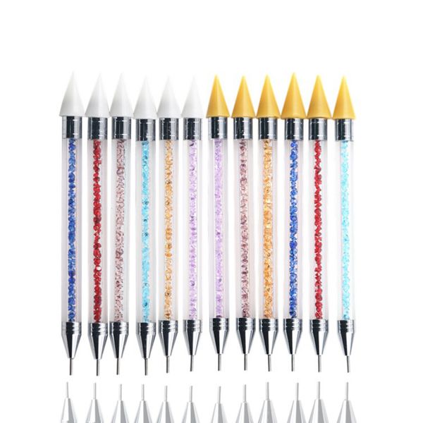 double-ended nail point drill pen diamond penholde rhinestone picker wax dotting pencil diy manicure nail art dotting tool dhl, Silver
double-ended nail point drill pen diamond penholde rhinestone picker wax dotting pencil diy manicure nail art dotting tool dhl, Silver