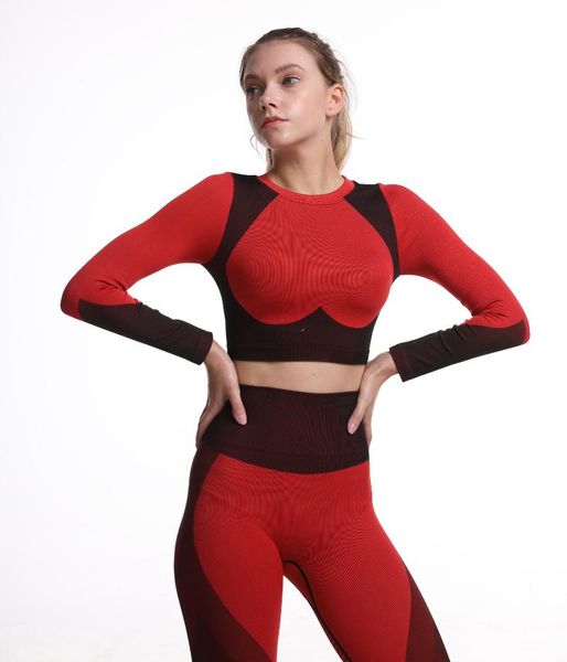 yoga outfits women gym set high elastic running workout clothes fitness crop pants suit bulifter corset minceur, White;red
yoga outfits women gym set high elastic running workout clothes fitness crop pants suit bulifter corset minceur, White;red