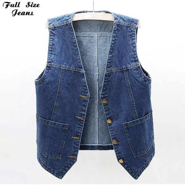women plus size matching denim vest 4xl 5xl korean style summer sleeveless short bomber coats jeans waistcoat 210204, Black;white
women plus size matching denim vest 4xl 5xl korean style summer sleeveless short bomber coats jeans waistcoat 210204, Black;white