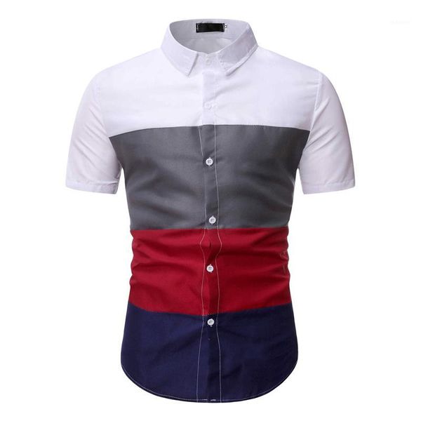 fashion stitching men summer shirts casual short sleeve shirt men slim button casual brand shirts camisa masculina 20201, White;black
fashion stitching men summer shirts casual short sleeve shirt men slim button casual brand shirts camisa masculina 20201, White;black