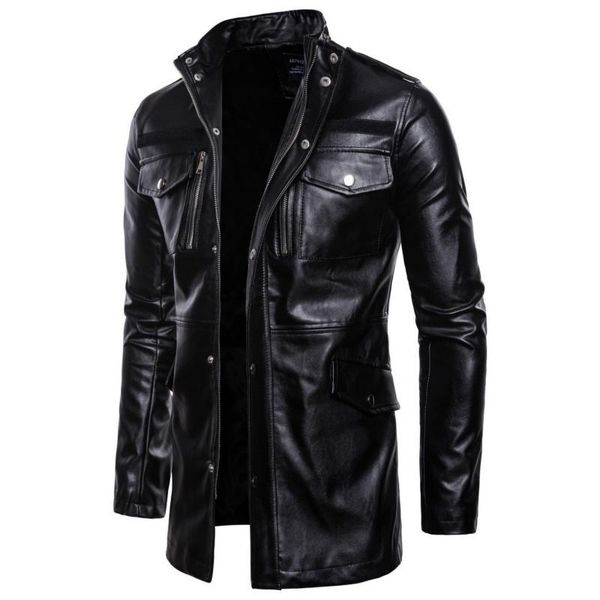 yasuguoji new 2020 autumn fashion more pockets motorcycle faux leather jacket men long pu leather mens jackets mens overcoats, Black
yasuguoji new 2020 autumn fashion more pockets motorcycle faux leather jacket men long pu leather mens jackets mens overcoats, Black
