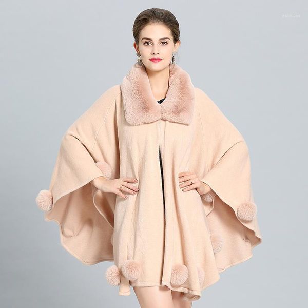 winter fur coat women new elegant fur capes faux cloak turn down collar knitted shawl hairball long cardigan poncho1, Black
winter fur coat women new elegant fur capes faux cloak turn down collar knitted shawl hairball long cardigan poncho1, Black