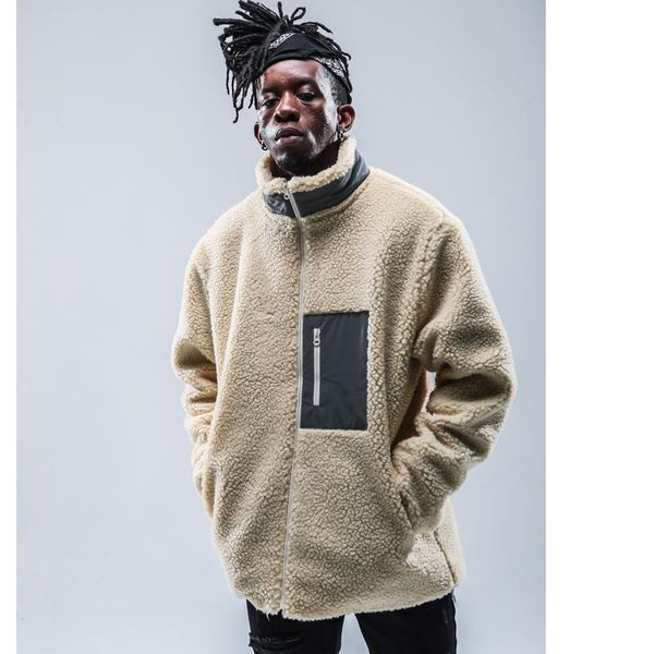 high street polar fleece jacket men thick coral fleece coat 2020 high collar oversize winter warm coat men thick jacket, Black;brown
high street polar fleece jacket men thick coral fleece coat 2020 high collar oversize winter warm coat men thick jacket, Black;brown