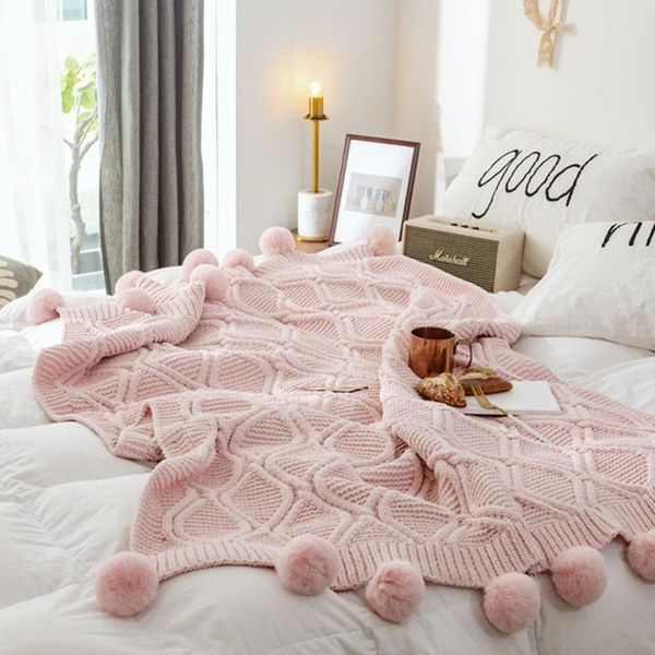 blankets tassel ball knitted blanket solid color chenille thread air conditioning lunch break sofa cover
blankets tassel ball knitted blanket solid color chenille thread air conditioning lunch break sofa cover
