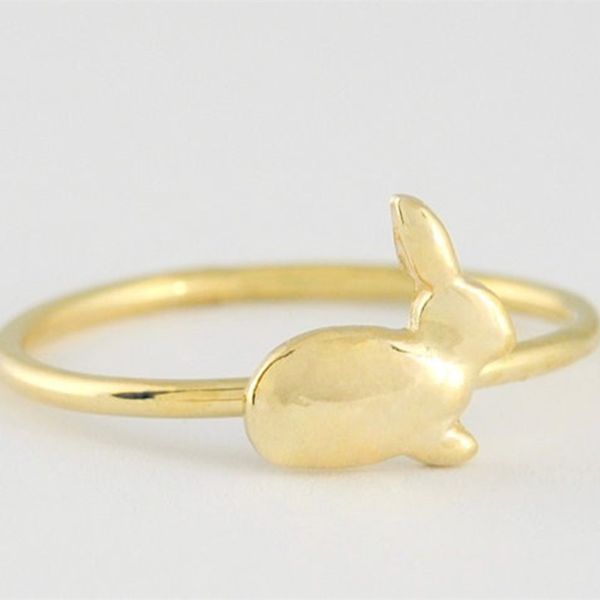 fashion cute bunny rabbit ring smooth surface designold gold silver rose three color optional women'gift, Golden;silver
fashion cute bunny rabbit ring smooth surface designold gold silver rose three color optional women'gift, Golden;silver