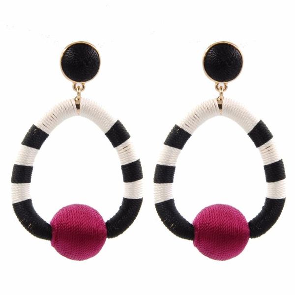 yjx030 mariela hoop earrings silk wrapped boast rich hues ball for hairstyle or outfit, Golden;silver
yjx030 mariela hoop earrings silk wrapped boast rich hues ball for hairstyle or outfit, Golden;silver