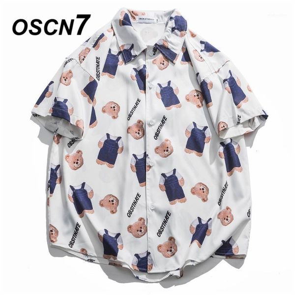 men's casual shirts oscn7 print short sleeve shirt men street 2021 hawaii beach oversize women fashion harujuku for 403911, White;black
men's casual shirts oscn7 print short sleeve shirt men street 2021 hawaii beach oversize women fashion harujuku for 403911, White;black