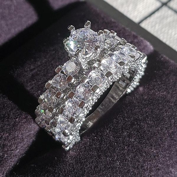 925 sterling silver luxury wedding ring set for women bride ladies engagement anniversary gift brand wholesale jewelry r4995, Golden;silver
925 sterling silver luxury wedding ring set for women bride ladies engagement anniversary gift brand wholesale jewelry r4995, Golden;silver