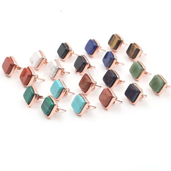 hit square various colors stud earrings drusy turquoise crystal lazuli reiki stone earrings for women earingd, Golden;silver
hit square various colors stud earrings drusy turquoise crystal lazuli reiki stone earrings for women earingd, Golden;silver