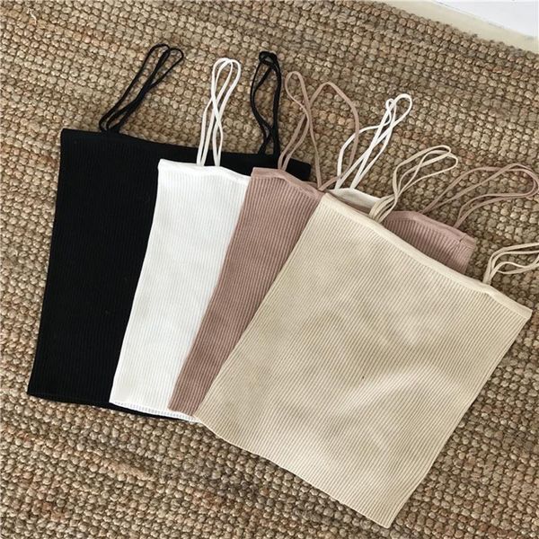 women knitted solid straps crop women spaghetti stretchy crop 2020 summer for women, White
women knitted solid straps crop women spaghetti stretchy crop 2020 summer for women, White