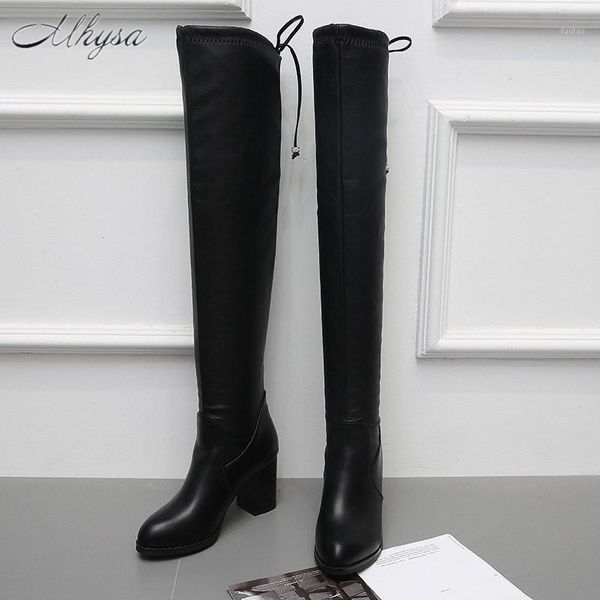 2020 new winter women's fashion slip-on square-heel over-the-knee boots round-toe high-heeled pu women's boots zapatos de mujer1, Black
2020 new winter women's fashion slip-on square-heel over-the-knee boots round-toe high-heeled pu women's boots zapatos de mujer1, Black