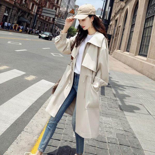 2020 new fashion autumn casual korean jacket cost-benefit long trench coat thin red waistline p68a, Tan;black
2020 new fashion autumn casual korean jacket cost-benefit long trench coat thin red waistline p68a, Tan;black