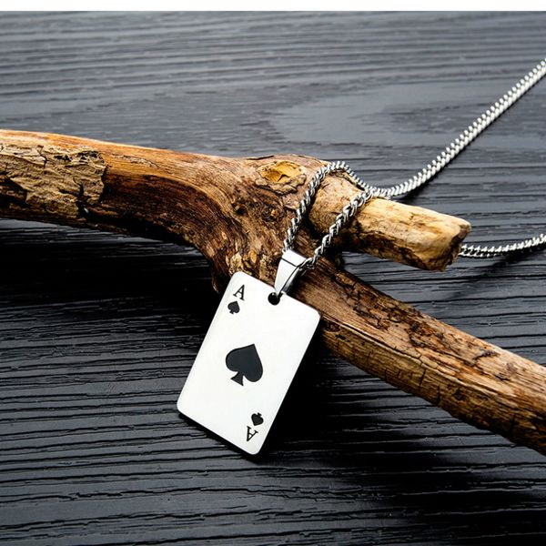 poker stainless steel necklaces pendants fashion alloy hearts spades a pendant necklaces hip hop jewelry pendants, Silver
poker stainless steel necklaces pendants fashion alloy hearts spades a pendant necklaces hip hop jewelry pendants, Silver
