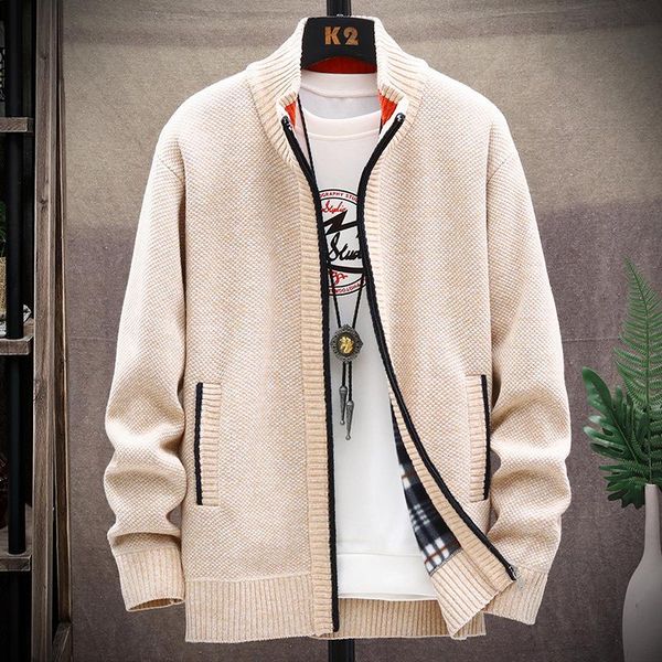 winter warm thicken men's knitted sweater coat men cardigan fleece full zip male causal clothing knitwear jackets plus size, White;black
winter warm thicken men's knitted sweater coat men cardigan fleece full zip male causal clothing knitwear jackets plus size, White;black