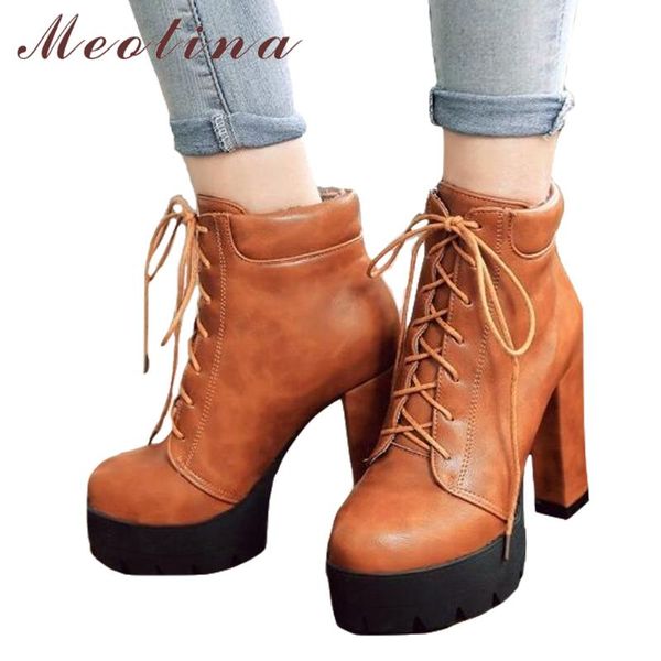meotina bapkle boots женские зимние блок высокой каблуки платформы ботинки 2020 шнурок на мотоцикле серый черный желтый размер 34-43, Black
meotina bapkle boots женские зимние блок высокой каблуки платформы ботинки 2020 шнурок на мотоцикле серый черный желтый размер 34-43, Black