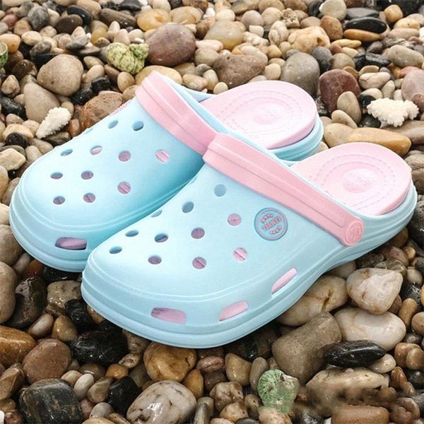 summer sandals women pvc hollow out hole casual beach shoes woman flat platform comfort garden sandals ladies round toe female #ll6j, Black
summer sandals women pvc hollow out hole casual beach shoes woman flat platform comfort garden sandals ladies round toe female #ll6j, Black