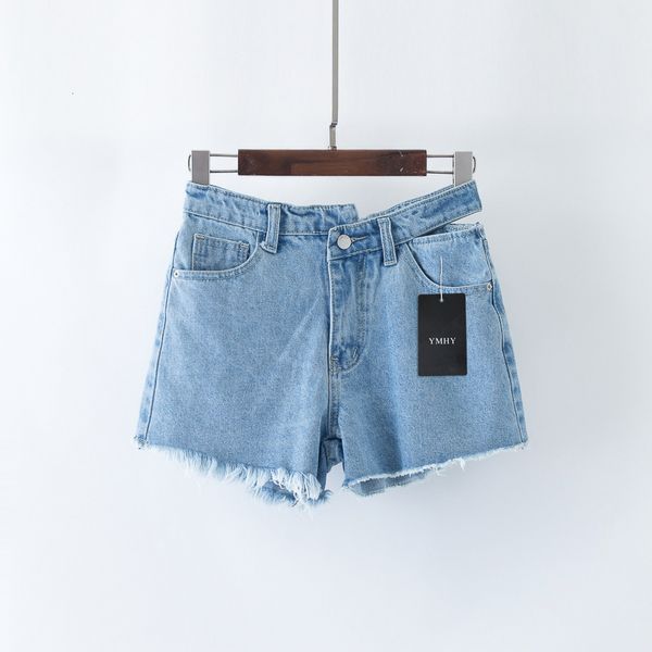 fashion personality waist asymmetric raw ee washed denim shorts chic pants trend women's wear, Blue
fashion personality waist asymmetric raw ee washed denim shorts chic pants trend women's wear, Blue