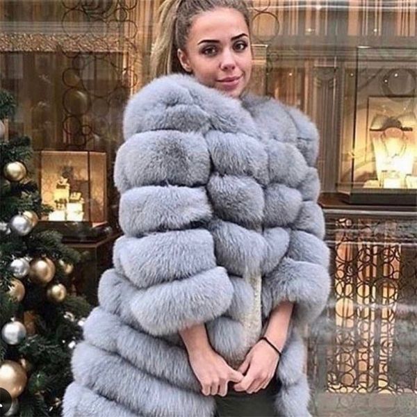 maylofuer real fox fur coat women fur detachable removable sleeves length coats winter warm 60cm sleeve 90cm length 201212, Black
maylofuer real fox fur coat women fur detachable removable sleeves length coats winter warm 60cm sleeve 90cm length 201212, Black