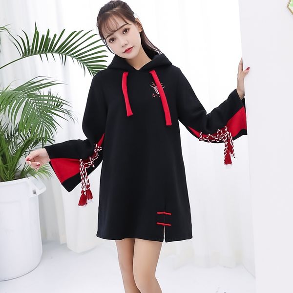 merry pretty women cartoon embroidery black long harajuku hoodies sweatshirts winter long sleeve hooded tracksuit pullovers 201203
merry pretty women cartoon embroidery black long harajuku hoodies sweatshirts winter long sleeve hooded tracksuit pullovers 201203
