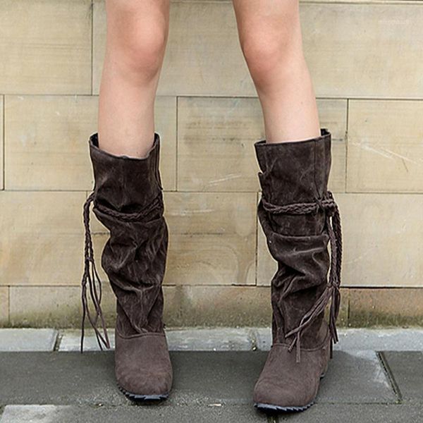 4 colors fringe boots 2020 low heel tassel moccasin flat knee high women boots plus size 35~43 drop shipping1, Black
4 colors fringe boots 2020 low heel tassel moccasin flat knee high women boots plus size 35~43 drop shipping1, Black