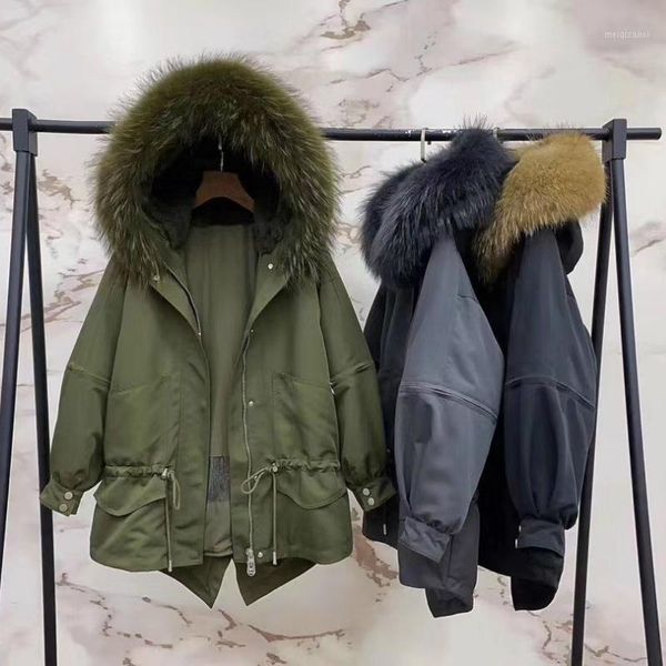 real fur parka coat 2020 winter jacket women natural raccoon fur collar liner outerwear thick warm streetwear1, Black
real fur parka coat 2020 winter jacket women natural raccoon fur collar liner outerwear thick warm streetwear1, Black